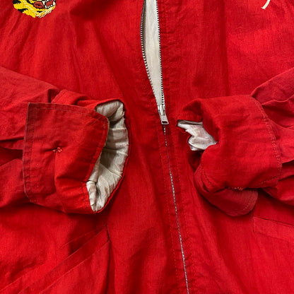 【中古品】【メンズ】 USED CHULAI VIETNAM JACKET チュライ ベトナムジャケット ライトアウター 145-260418-ks-14-tei サイズ：表記サイズ無し カラー：レッド　※ジップYKK(後付け 万代Net店