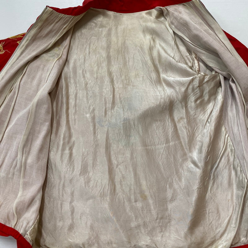 【中古品】【メンズ】 USED CHULAI VIETNAM JACKET チュライ ベトナムジャケット ライトアウター 145-260418-ks-14-tei サイズ：表記サイズ無し カラー：レッド　※ジップYKK(後付け 万代Net店