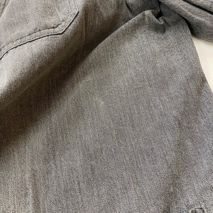 【中古品】【メンズ】 FRENCH ARMY フランス軍 50～60's BLACK CHAMBRAY ATELIER COAT VINTAGE 50～60年代 ブラック シャンブレー アトリエ コート ライトアウター 145-260418-ks-12-tei サイズ：表記サイズ無し カラー：グレー 万代Net店