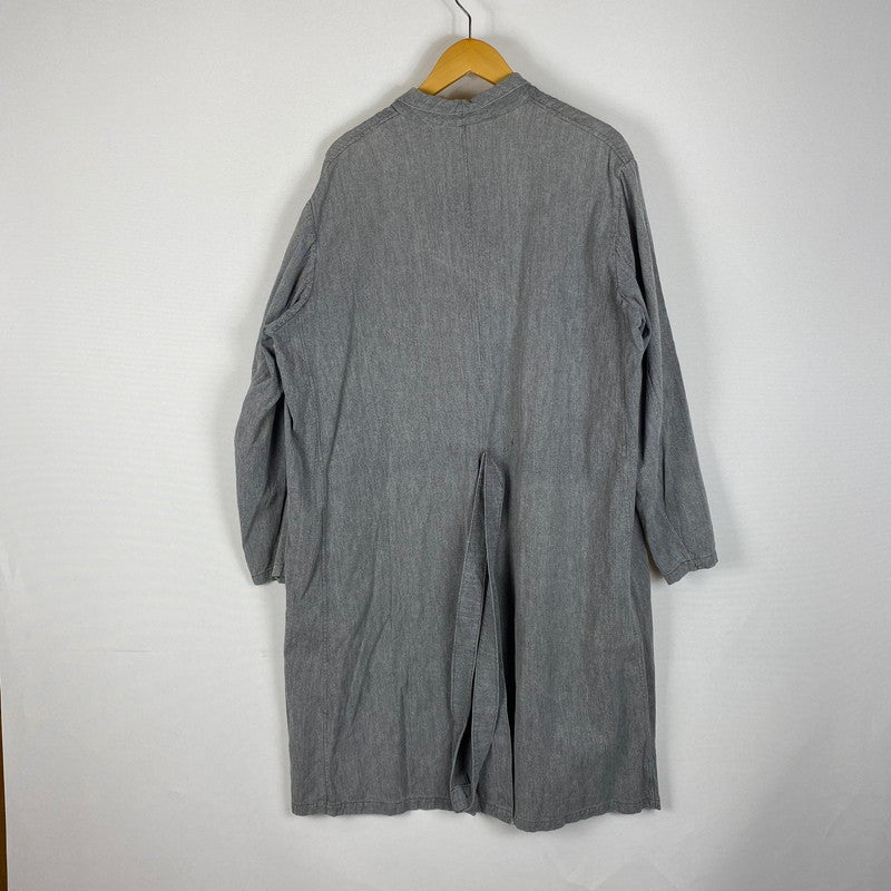 【中古品】【メンズ】 FRENCH ARMY フランス軍 50～60's BLACK CHAMBRAY ATELIER COAT VINTAGE 50～60年代 ブラック シャンブレー アトリエ コート ライトアウター 145-260418-ks-12-tei サイズ：表記サイズ無し カラー：グレー 万代Net店