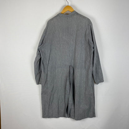 【中古品】【メンズ】 FRENCH ARMY フランス軍 50～60's BLACK CHAMBRAY ATELIER COAT VINTAGE 50～60年代 ブラック シャンブレー アトリエ コート ライトアウター 145-260418-ks-12-tei サイズ：表記サイズ無し カラー：グレー 万代Net店