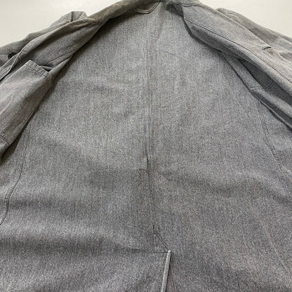 【中古品】【メンズ】 FRENCH ARMY フランス軍 50～60's BLACK CHAMBRAY ATELIER COAT VINTAGE 50～60年代 ブラック シャンブレー アトリエ コート ライトアウター 145-260418-ks-12-tei サイズ：表記サイズ無し カラー：グレー 万代Net店