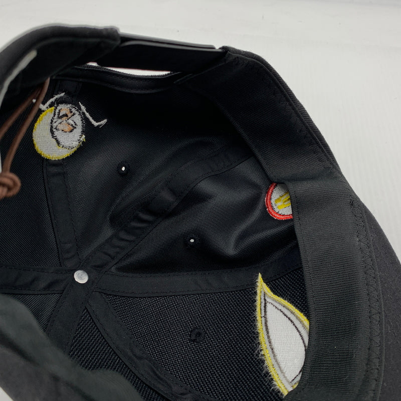 【中古品】【メンズ】 ABATHINGAPE アベイシングエイプ SHADOW BAPE SNAPBACK CAP 001CPJ301001M シャドウ ベイプ スナップバック キャップ 帽子 185-260730-yo-09-tei サイズ：F カラー：ブラック 万代Net店