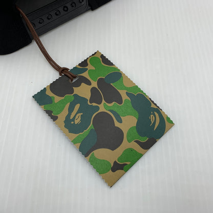 【中古品】【メンズ】 ABATHINGAPE アベイシングエイプ SHADOW BAPE SNAPBACK CAP 001CPJ301001M シャドウ ベイプ スナップバック キャップ 帽子 185-260730-yo-09-tei サイズ：F カラー：ブラック 万代Net店
