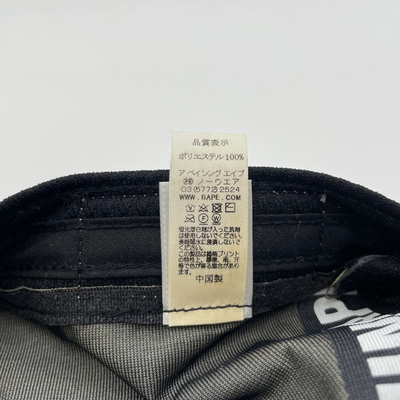 【中古品】【メンズ】 A BATHING APE アベイシングエイプ GORETEX CAMO CAP 001CPF201002X ゴアテックス ロゴ キャップ 帽子 185-260704-yo-15-tei サイズ：FREE カラー：カモ 万代Net店