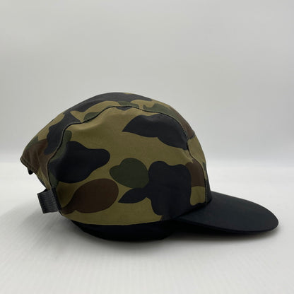 【中古品】【メンズ】 A BATHING APE アベイシングエイプ GORETEX CAMO CAP 001CPF201002X ゴアテックス ロゴ キャップ 帽子 185-260704-yo-15-tei サイズ：FREE カラー：カモ 万代Net店