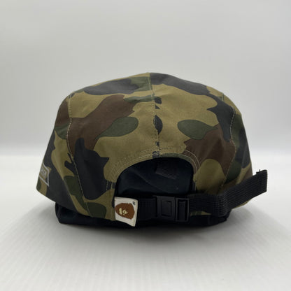 【中古品】【メンズ】 A BATHING APE アベイシングエイプ GORETEX CAMO CAP 001CPF201002X ゴアテックス ロゴ キャップ 帽子 185-260704-yo-15-tei サイズ：FREE カラー：カモ 万代Net店