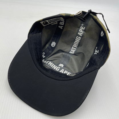 【中古品】【メンズ】 A BATHING APE アベイシングエイプ GORETEX CAMO CAP 001CPF201002X ゴアテックス ロゴ キャップ 帽子 185-260704-yo-15-tei サイズ：FREE カラー：カモ 万代Net店