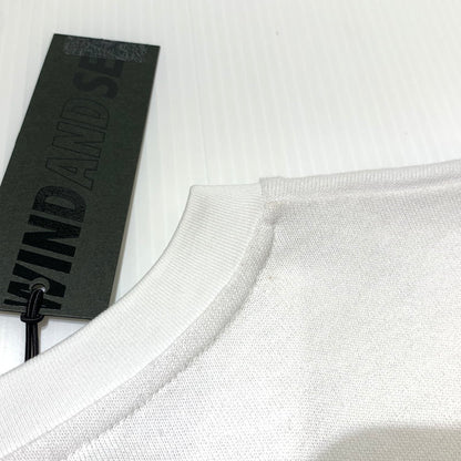 【中古品】【メンズ】 WINDANDSEA ウィンダンシー ×UFO ユー エフ オー 日清焼そば 別注 コラボ S/S POCKET TEE WDS-C-UFO-24-Q4-01 ショートスリーブ ポケット Tシャツ 半袖 トップス 142-260703-yo-12-tei サイズ：S カラー：ホワイト 万代Net店