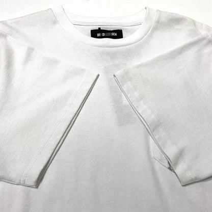 【中古品】【メンズ】 WINDANDSEA ウィンダンシー ×UFO ユー エフ オー 日清焼そば 別注 コラボ S/S POCKET TEE WDS-C-UFO-24-Q4-01 ショートスリーブ ポケット Tシャツ 半袖 トップス 142-260703-yo-12-tei サイズ：S カラー：ホワイト 万代Net店