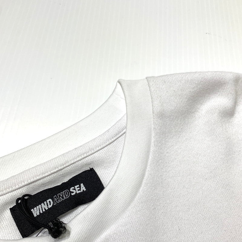 【中古品】【メンズ】 WINDANDSEA ウィンダンシー ×UFO ユー エフ オー 日清焼そば 別注 コラボ S/S POCKET TEE WDS-C-UFO-24-Q4-01 ショートスリーブ ポケット Tシャツ 半袖 トップス 142-260703-yo-12-tei サイズ：S カラー：ホワイト 万代Net店