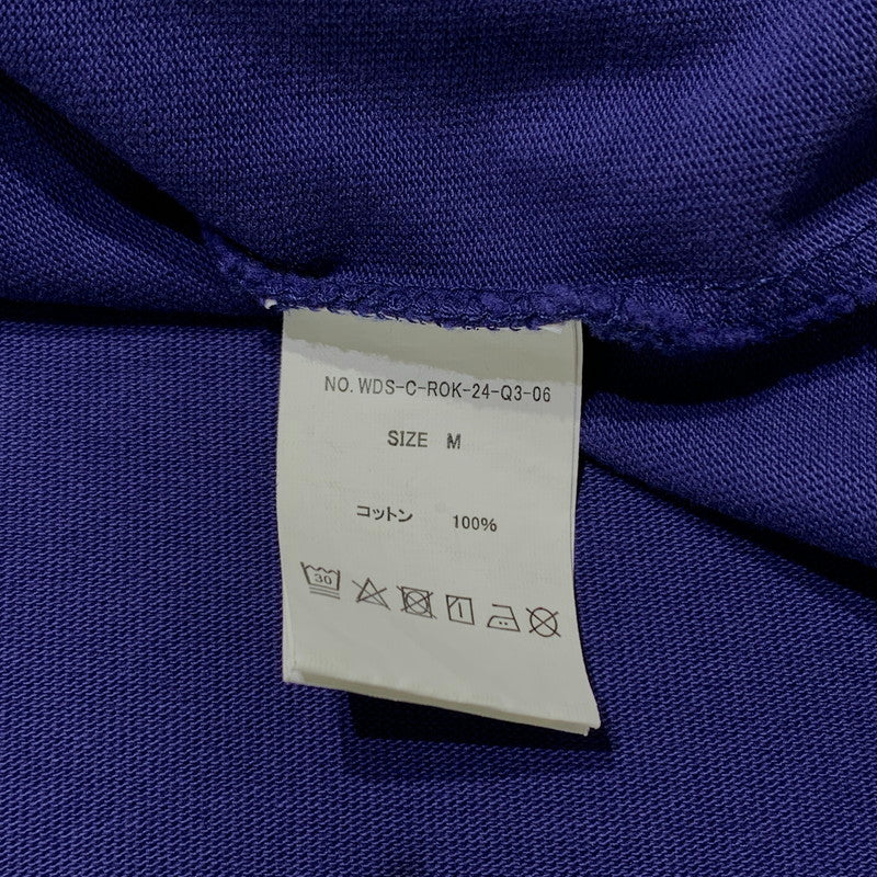 【中古品】【メンズ】 WINDANDSEA ウィンダンシー × ROKX ロックス 別注 コラボ FRONT LOGO TEE WDS-C-ROK-24-Q3-06 フロントロゴ Tシャツ 半袖 トップス 142-260703-yo-11-tei サイズ：M カラー：ネイビー 万代Net店