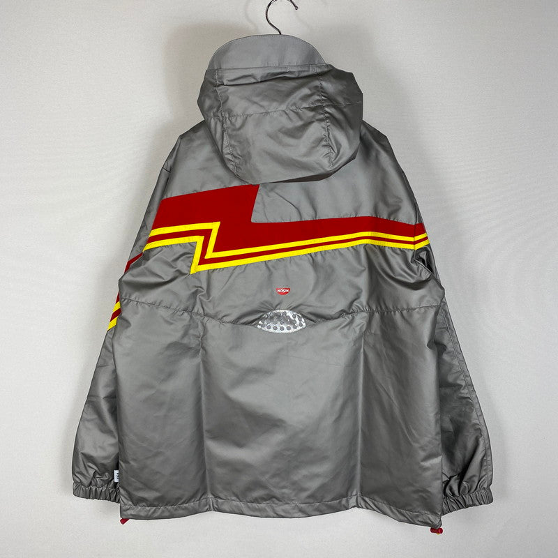 【中古美品】【メンズ】 WINDANDSEA ウィンダンシー × UFO ユー エフ オー 別注 コラボ WATER REPELLET JACKET WDS-C-UDO-24-Q4-05 ウォーターリペレント ジャケット ライトアウター 142-260418-ks-08-tei サイズ：M カラー：シルバー 万代Net店
