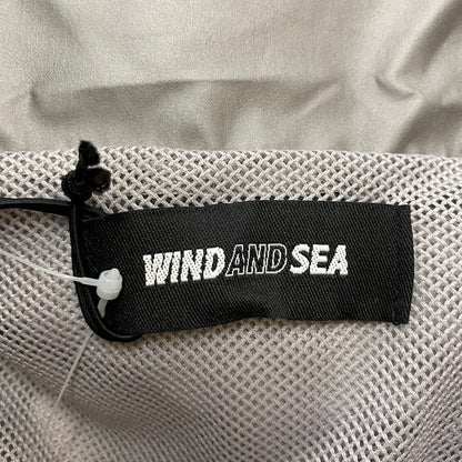 【中古美品】【メンズ】 WINDANDSEA ウィンダンシー × UFO ユー エフ オー 別注 コラボ WATER REPELLET JACKET WDS-C-UDO-24-Q4-05 ウォーターリペレント ジャケット ライトアウター 142-260418-ks-08-tei サイズ：M カラー：シルバー 万代Net店