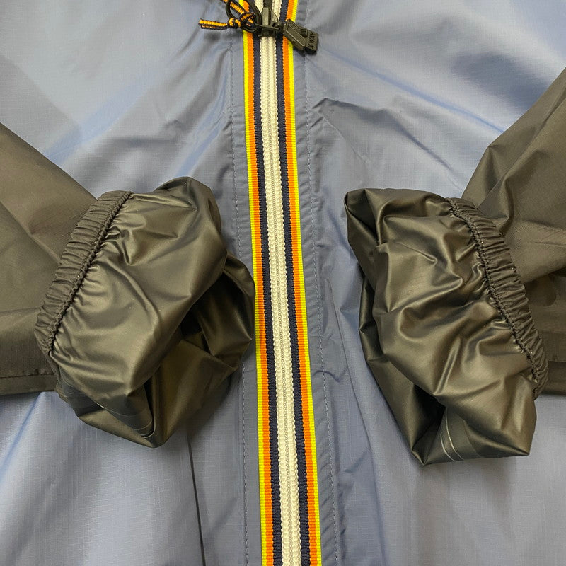 【中古美品】【メンズ】 WINDANDSEA ウィンダンシー × K-WAY ケーウェイ CLAUDE JACKET K4126ZW クロード ジャケット ライトアウター 142-260418-ks-09-tei サイズ：M カラー：ブルーインディゴ 万代Net店