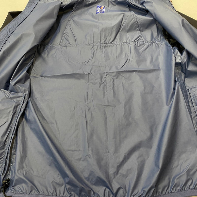 【中古美品】【メンズ】 WINDANDSEA ウィンダンシー × K-WAY ケーウェイ CLAUDE JACKET K4126ZW クロード ジャケット ライトアウター 142-260418-ks-09-tei サイズ：M カラー：ブルーインディゴ 万代Net店