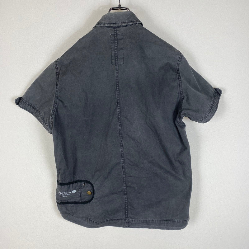 【中古品】【メンズ】 WTAPS ダブルタップス BUDS S/S MILITARY SHIRT 2008/1st LTDT-SH-M01 バッズ ショートスリーブ ミリタリーシャツ 半袖 トップス 142-260418-ks-01-tei サイズ：表記サイズ無し カラー：グレー 万代Net店