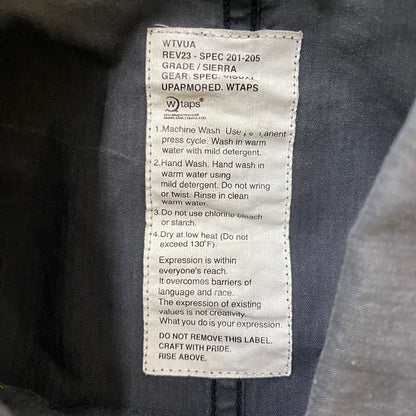 【中古品】【メンズ】 WTAPS ダブルタップス BUDS S/S MILITARY SHIRT 2008/1st LTDT-SH-M01 バッズ ショートスリーブ ミリタリーシャツ 半袖 トップス 142-260418-ks-01-tei サイズ：表記サイズ無し カラー：グレー 万代Net店