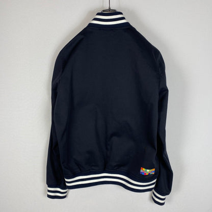 【中古品】【メンズ】 UNIFOAM EXEPERIMENT ユニフォームエクスペリメント × FRAGMENT DESIGN フラグメントデザイン 別注 コラボ 19SS STADIUM BLOUSON UE-190000 スタジアム ブルゾン アウター 142-260418-ks-07-fuzh サイズ：2 カラー：ネイビー 万代Net店