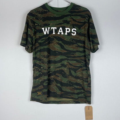 【中古品】【メンズ】 WTAPS ダブルタップス TIGER STRIPE TEE 162ATDT-CSM09S タイガー ストライプ Ｔシャツ 半袖 トップス 142-260618-sa-14-tei サイズ：S カラー：カモ柄 万代Net店