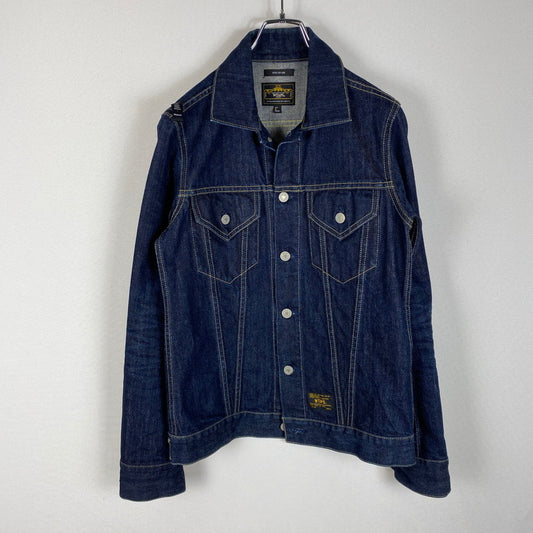 【中古品】【メンズ】 WTAPS ダブルタップス DECK INDIGO JACKET 131GWDT-JKM05 デッキ インディゴ ジャケット ライトアウター Gジャン 142-260418-ks-10-tei サイズ：S カラー：インディゴ 万代Net店