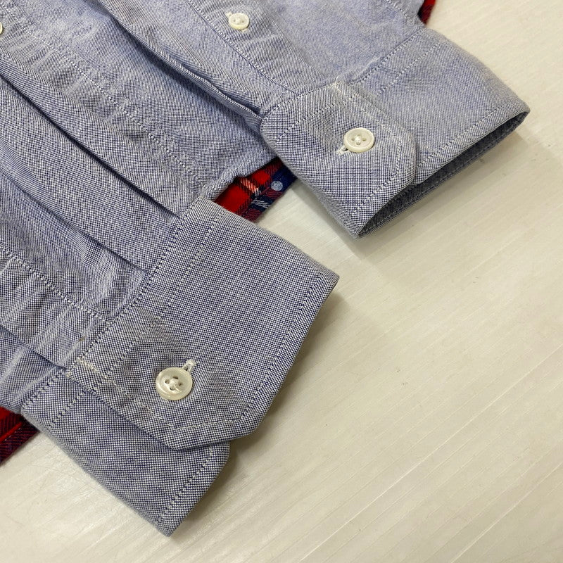 【中古品】【メンズ】 uniform experiment ユニフォームエクスペリメント OXFORD SHIRT MADE IN JAPAN UE-123069 オックスフォード シャツ トップス 日本製 142-261019-ss-08-teih サイズ：1 カラー：ブルー 万代Net店