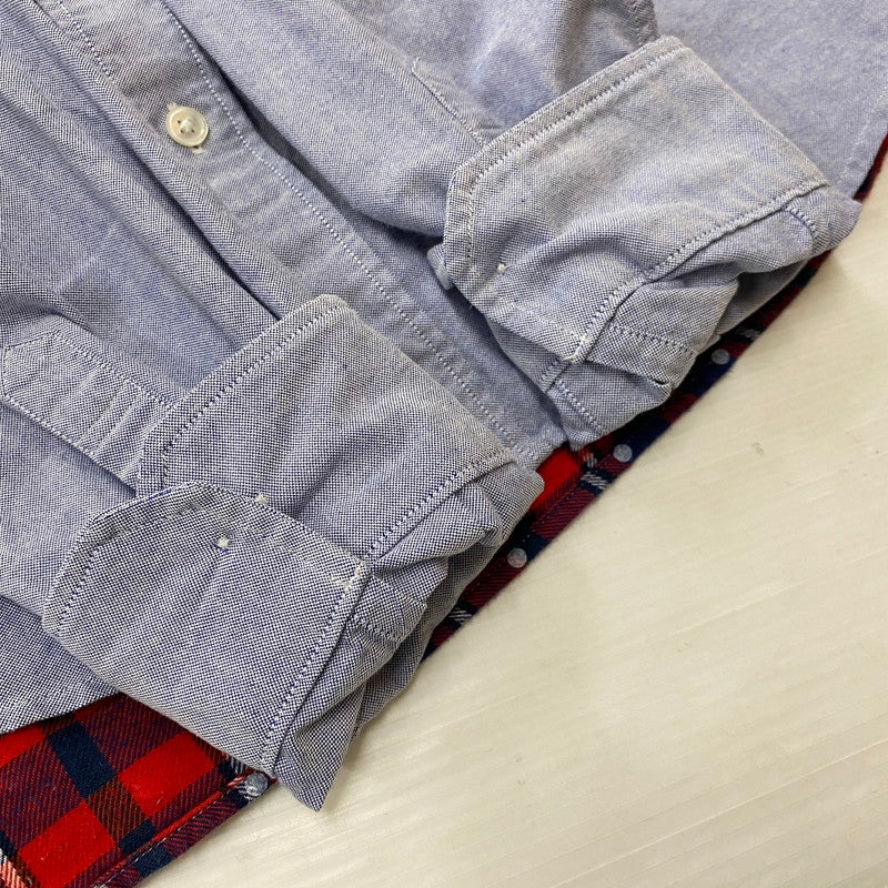 【中古品】【メンズ】 uniform experiment ユニフォームエクスペリメント OXFORD SHIRT MADE IN JAPAN UE-123069 オックスフォード シャツ トップス 日本製 142-261019-ss-08-teih サイズ：1 カラー：ブルー 万代Net店