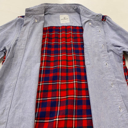【中古品】【メンズ】 uniform experiment ユニフォームエクスペリメント OXFORD SHIRT MADE IN JAPAN UE-123069 オックスフォード シャツ トップス 日本製 142-261019-ss-08-teih サイズ：1 カラー：ブルー 万代Net店
