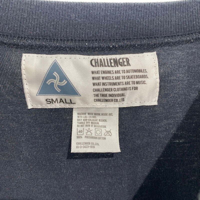 【中古品】【メンズ】 CHALLENGER チャレンジャー SPEED SKILL TEE カレッジロゴ Tシャツ 142-260822-nm-33-tei サイズ：S カラー：ブラック 万代Net店