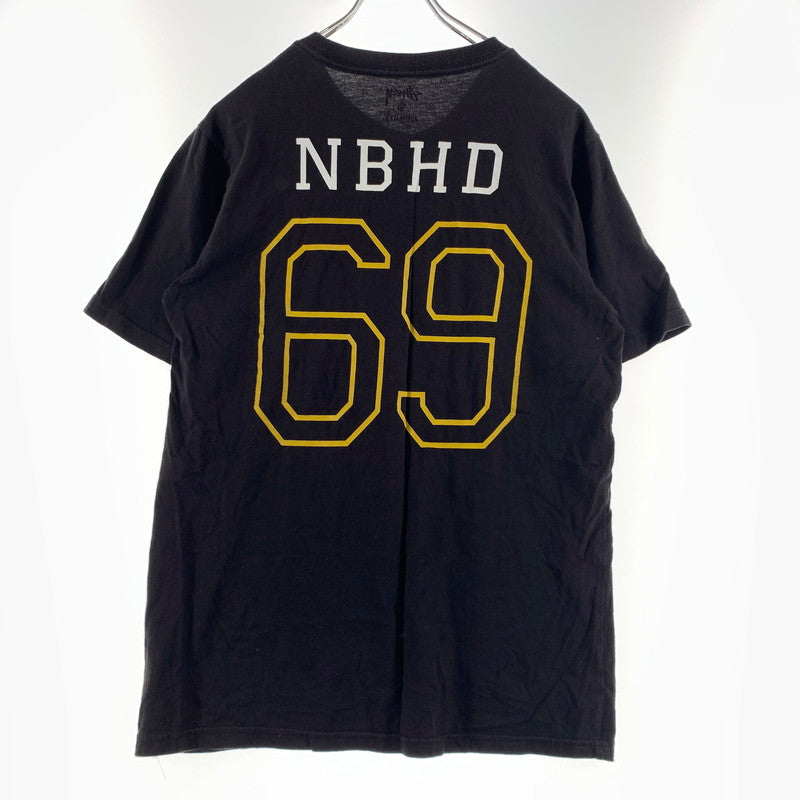 【中古品】【メンズ】 STUSSY ステューシー × NEIGHBORHOOD ネイバーフッド 別注 コラボ 30TH ANNIVERSARY TEE 30周年記念 Tシャツ 半袖 トップス 142-260615-yo-03-tei サイズ：S カラー：ブラック 万代Net店