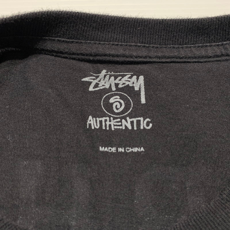 【中古品】【メンズ】 STUSSY ステューシー × NEIGHBORHOOD ネイバーフッド 別注 コラボ 30TH ANNIVERSARY TEE 30周年記念 Tシャツ 半袖 トップス 142-260615-yo-03-tei サイズ：S カラー：ブラック 万代Net店
