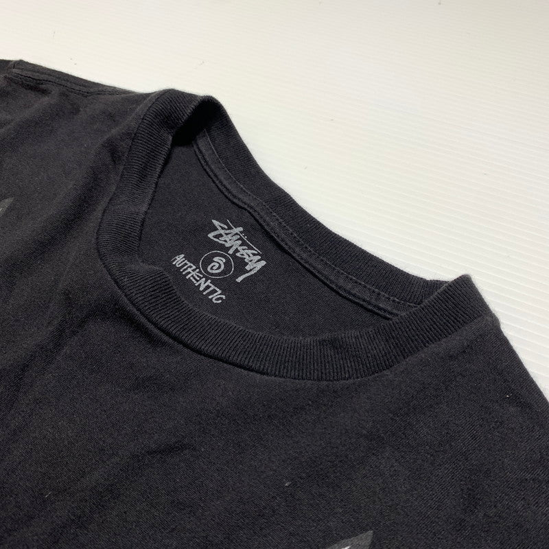 【中古品】【メンズ】 STUSSY ステューシー × NEIGHBORHOOD ネイバーフッド 別注 コラボ 30TH ANNIVERSARY TEE 30周年記念 Tシャツ 半袖 トップス 142-260615-yo-03-tei サイズ：S カラー：ブラック 万代Net店