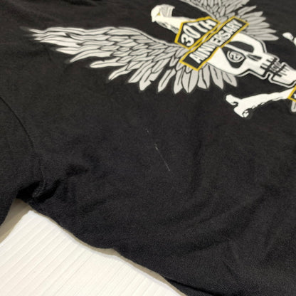 【中古品】【メンズ】 STUSSY ステューシー × NEIGHBORHOOD ネイバーフッド 別注 コラボ 30TH ANNIVERSARY TEE 30周年記念 Tシャツ 半袖 トップス 142-260615-yo-03-tei サイズ：S カラー：ブラック 万代Net店