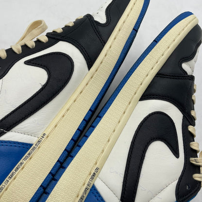 【中古品】【メンズ】 NIKE ナイキ × TRAVIS SCOTT トラヴィス・スコット × FRAGMENT DESIGN フラグメントデザイン 別注 コラボ AIR JORDAN 1 LOW OG SP DM7866-140 スニーカー 靴 160-260420-yo-04-tei サイズ：28.5cm カラー：ミリタリーブルー 万代Net店