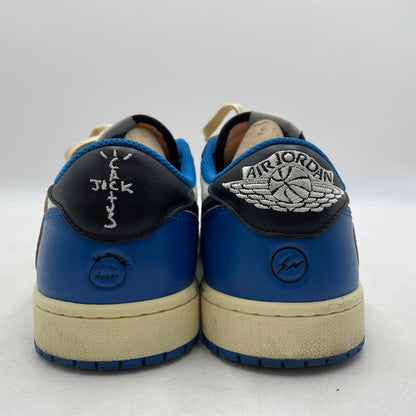 【中古品】【メンズ】 NIKE ナイキ × TRAVIS SCOTT トラヴィス・スコット × FRAGMENT DESIGN フラグメントデザイン 別注 コラボ AIR JORDAN 1 LOW OG SP DM7866-140 スニーカー 靴 160-260420-yo-04-tei サイズ：28.5cm カラー：ミリタリーブルー 万代Net店