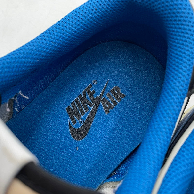 【中古品】【メンズ】 NIKE ナイキ × TRAVIS SCOTT トラヴィス・スコット × FRAGMENT DESIGN フラグメントデザイン 別注 コラボ AIR JORDAN 1 LOW OG SP DM7866-140 スニーカー 靴 160-260420-yo-04-tei サイズ：28.5cm カラー：ミリタリーブルー 万代Net店