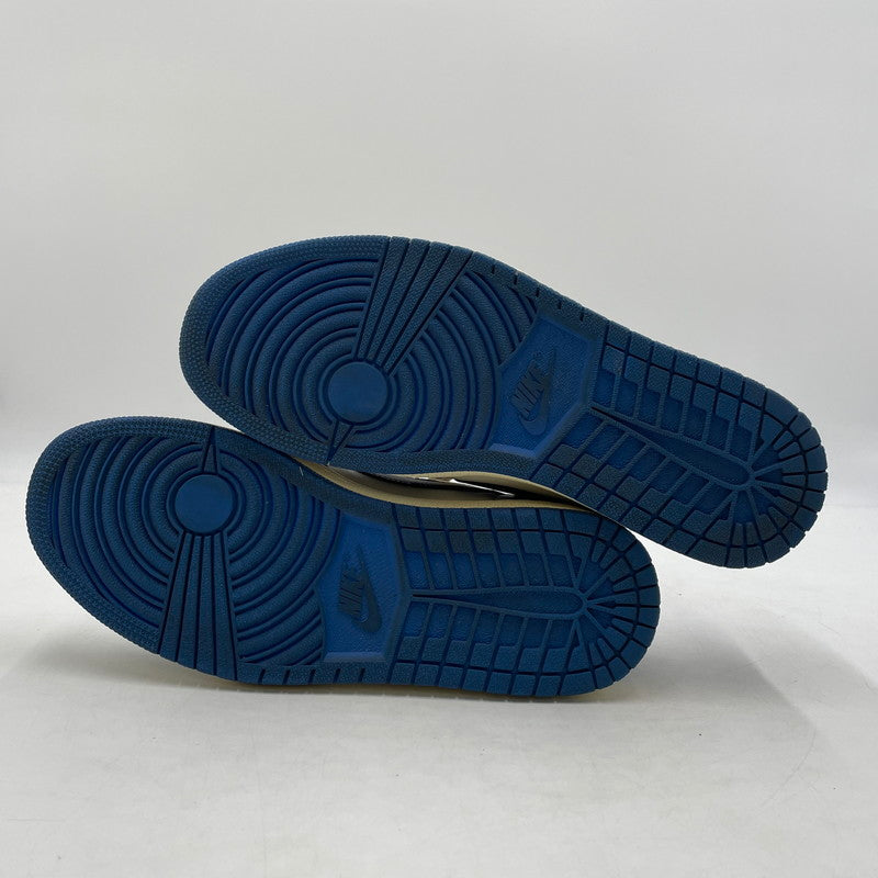 【中古品】【メンズ】 NIKE ナイキ × TRAVIS SCOTT トラヴィス・スコット × FRAGMENT DESIGN フラグメントデザイン 別注 コラボ AIR JORDAN 1 LOW OG SP DM7866-140 スニーカー 靴 160-260420-yo-04-tei サイズ：28.5cm カラー：ミリタリーブルー 万代Net店