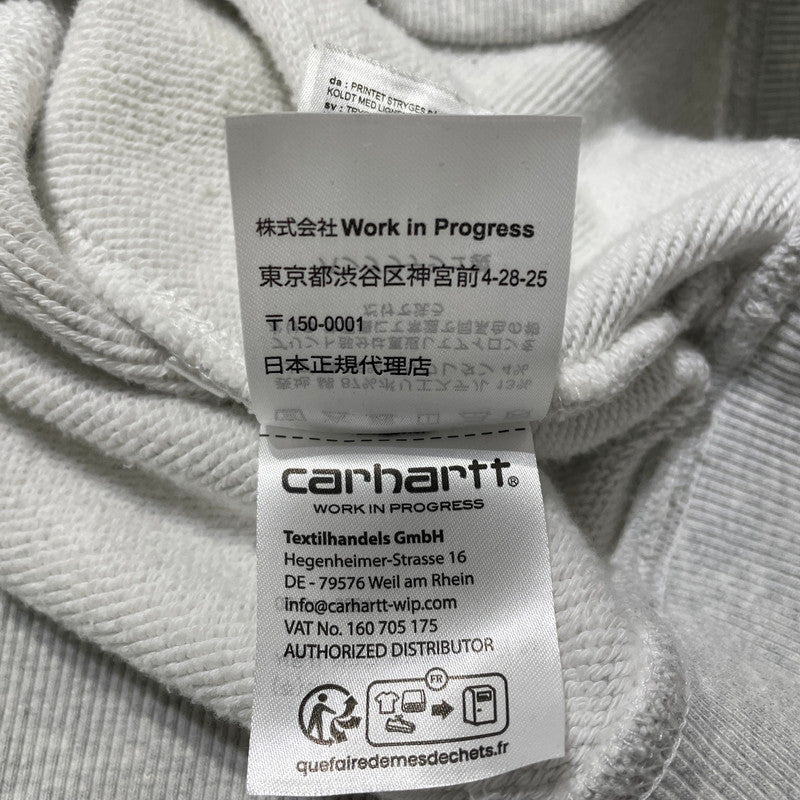 【中古品】【メンズ】 Carhartt WIP カーハート ワーク イン プログレス WIPTOPIA SWEAT I035644 ウィップトピア スウェット 長袖 トップス 145-260423-yo-12-fuzh サイズ：S カラー：グレー 万代Net店