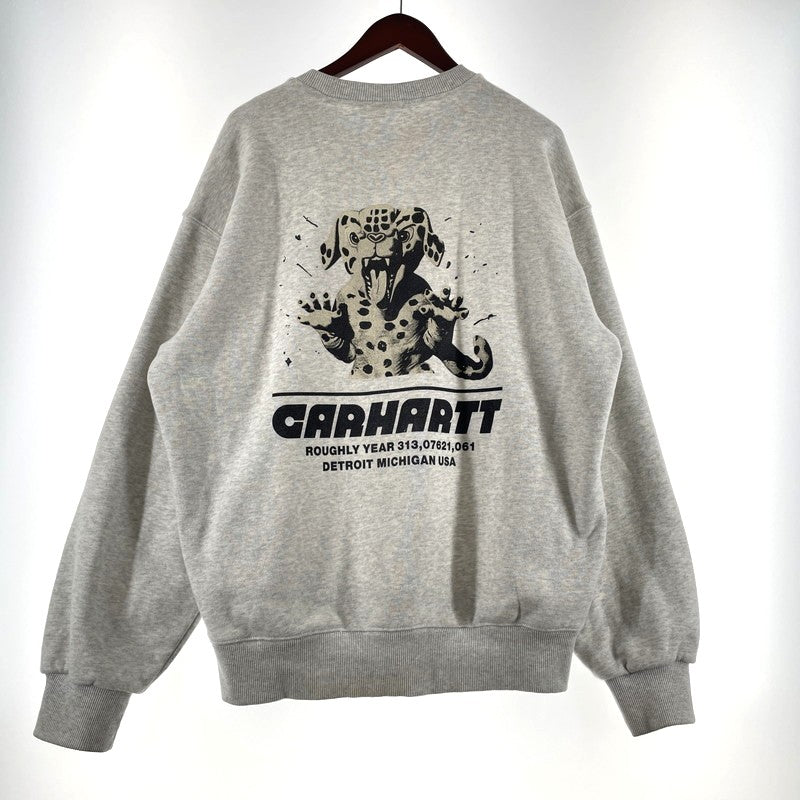 【中古品】【メンズ】 Carhartt WIP カーハート ワーク イン プログレス WIPTOPIA SWEAT I035644 ウィップトピア スウェット 長袖 トップス 145-260423-yo-12-fuzh サイズ：S カラー：グレー 万代Net店