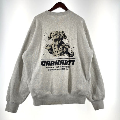 【中古品】【メンズ】 Carhartt WIP カーハート ワーク イン プログレス WIPTOPIA SWEAT I035644 ウィップトピア スウェット 長袖 トップス 145-260423-yo-12-fuzh サイズ：S カラー：グレー 万代Net店