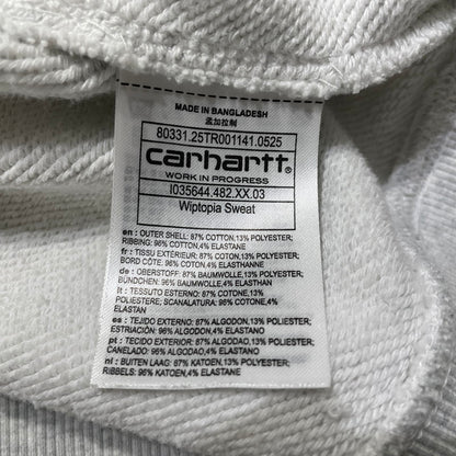 【中古品】【メンズ】 Carhartt WIP カーハート ワーク イン プログレス WIPTOPIA SWEAT I035644 ウィップトピア スウェット 長袖 トップス 145-260423-yo-12-fuzh サイズ：S カラー：グレー 万代Net店