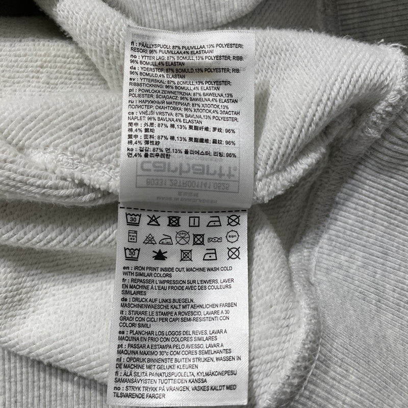【中古品】【メンズ】 Carhartt WIP カーハート ワーク イン プログレス WIPTOPIA SWEAT I035644 ウィップトピア スウェット 長袖 トップス 145-260423-yo-12-fuzh サイズ：S カラー：グレー 万代Net店
