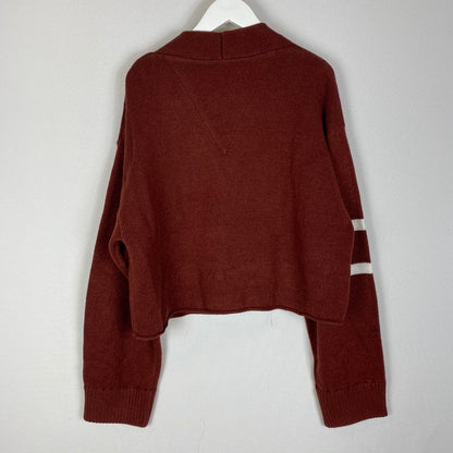 【中古品】【レディース】 × YOON ユーン 別注 コラボ 25SS CARDIGAN FZ0274-619 カーディガン 長袖 トップス 170-260420-KS-20-tei サイズ：M カラー：ボルドー 万代Net店
