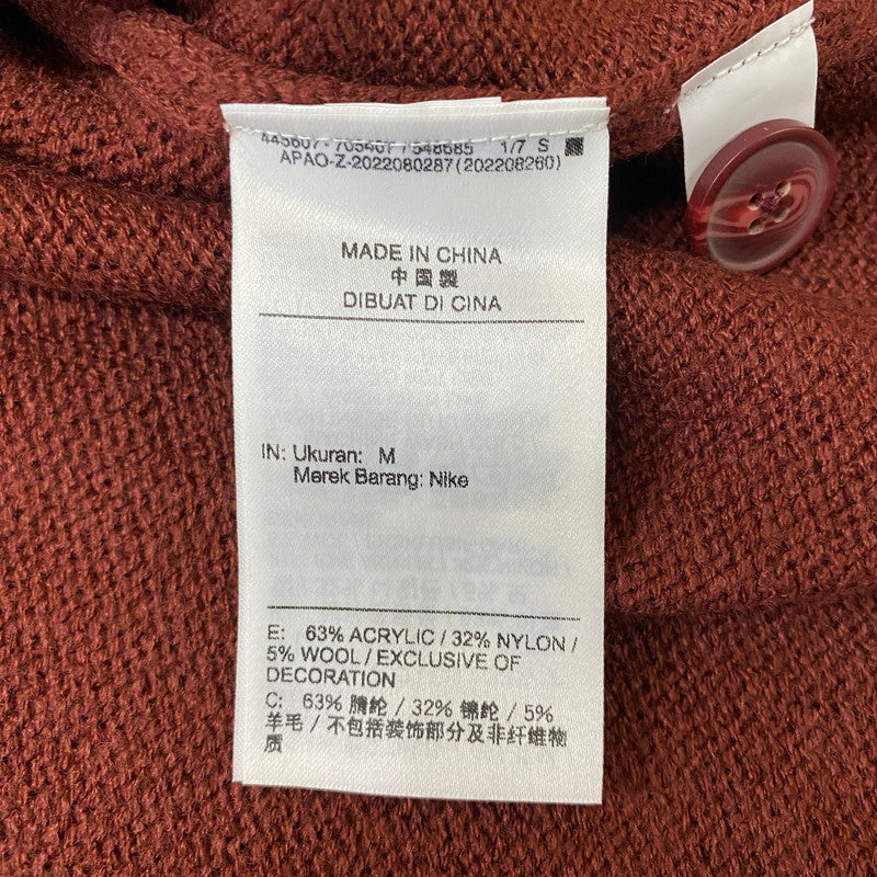 【中古品】【レディース】 × YOON ユーン 別注 コラボ 25SS CARDIGAN FZ0274-619 カーディガン 長袖 トップス 170-260420-KS-20-tei サイズ：M カラー：ボルドー 万代Net店