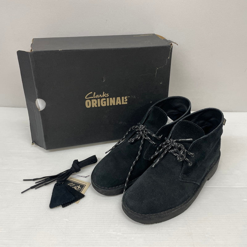 【中古品】【メンズ】 CLARKS クラークス DESERT BT GTX デザート ブーツ ゴアテックス 靴 164-261029-yo-09-teih サイズ：26cm カラー：ブラック 万代Net店