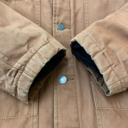 【ジャンク品】【メンズ】 QUILTED CHORE COAT 115475 キルティング チョアコート アウター ジャケット 142-260422-ks-06-tei サイズ：XL/※変色、汚れ、使用感有 カラー：ブラウン 万代Net店
