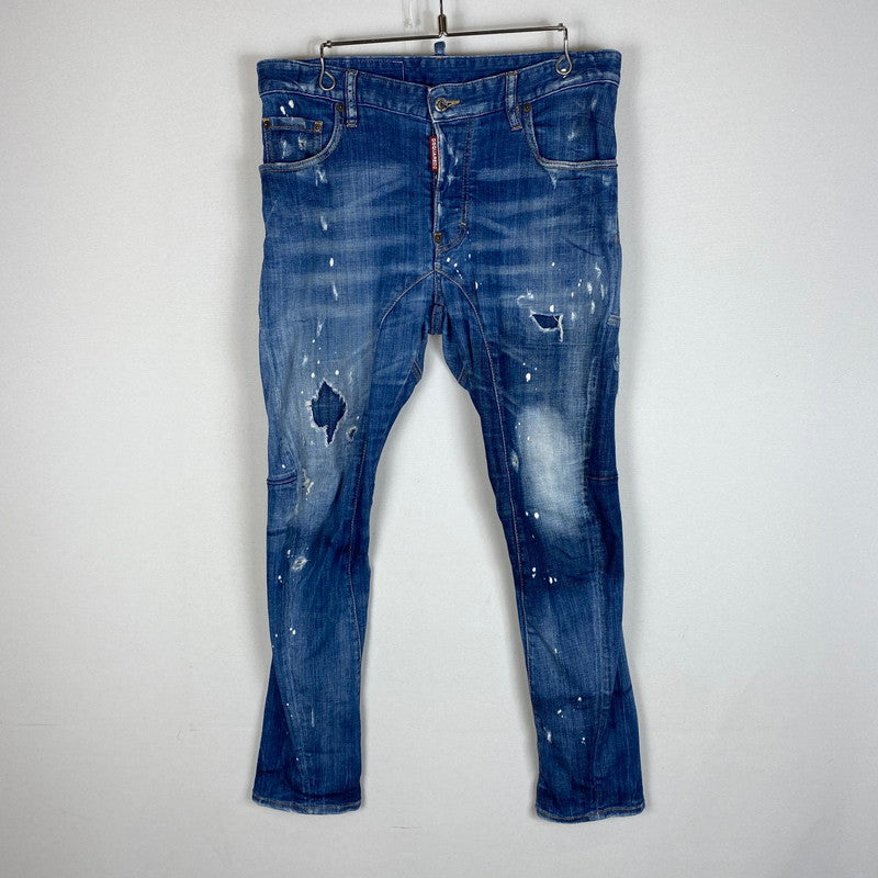 【中古品】【メンズ】 DISTRESSED DENIM PANTS S71LB0623 ディスクエイド デニム パンツ ボトムス ジーンズ 152-260420-KS-19-fuzh サイズ：48 カラー：インディゴ 万代Net店
