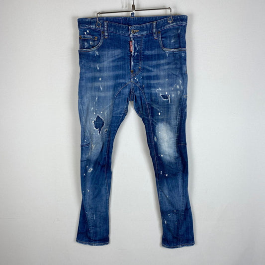 【中古品】【メンズ】 DISTRESSED DENIM PANTS S71LB0623 ディスクエイド デニム パンツ ボトムス ジーンズ 152-260420-KS-19-tei サイズ：48 カラー：インディゴ 万代Net店