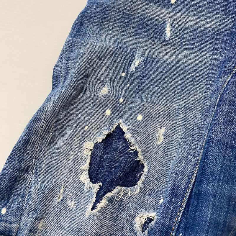 【中古品】【メンズ】 DISTRESSED DENIM PANTS S71LB0623 ディスクエイド デニム パンツ ボトムス ジーンズ 152-260420-KS-19-fuzh サイズ：48 カラー：インディゴ 万代Net店