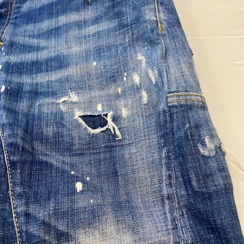 【中古品】【メンズ】 DISTRESSED DENIM PANTS S71LB0623 ディスクエイド デニム パンツ ボトムス ジーンズ 152-260420-KS-19-fuzh サイズ：48 カラー：インディゴ 万代Net店